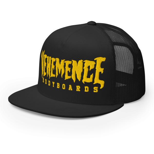 Logo embroidered trucker cap