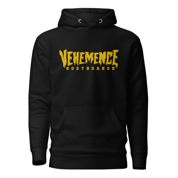 VEHEMENCE Bodyboards Logo embroidered pull over hoodie