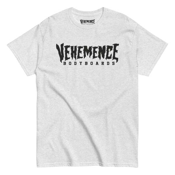 VEHEHEMENCE Bodyboarding logo t-shirt - grey